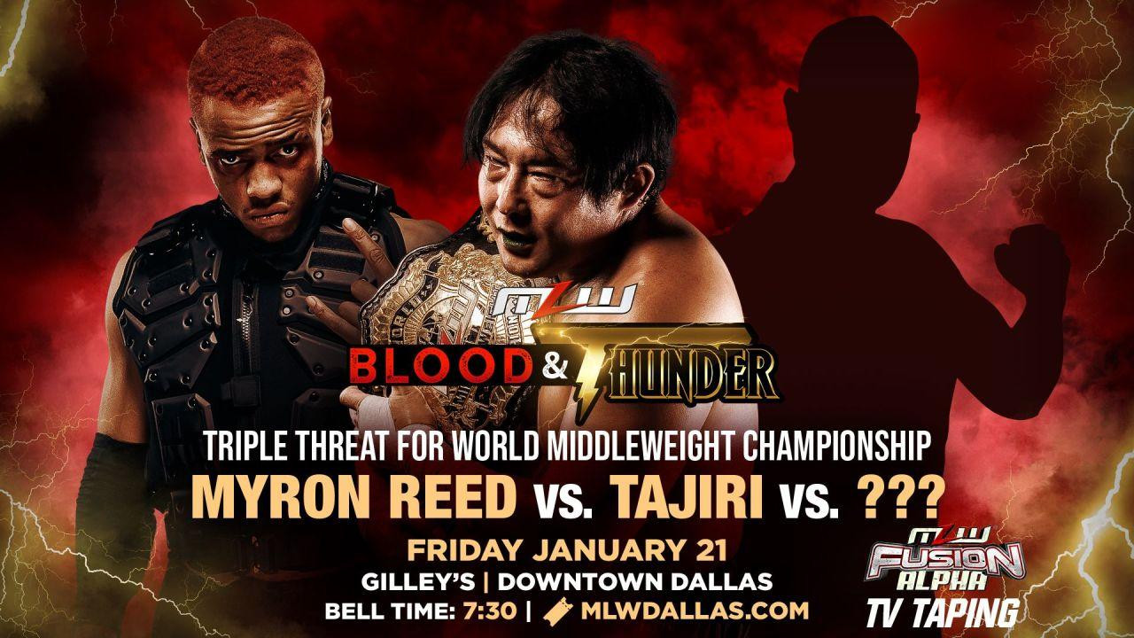 Tajiri To Defend MLW World Middleweight Title At MLW Blood & Thunder ...