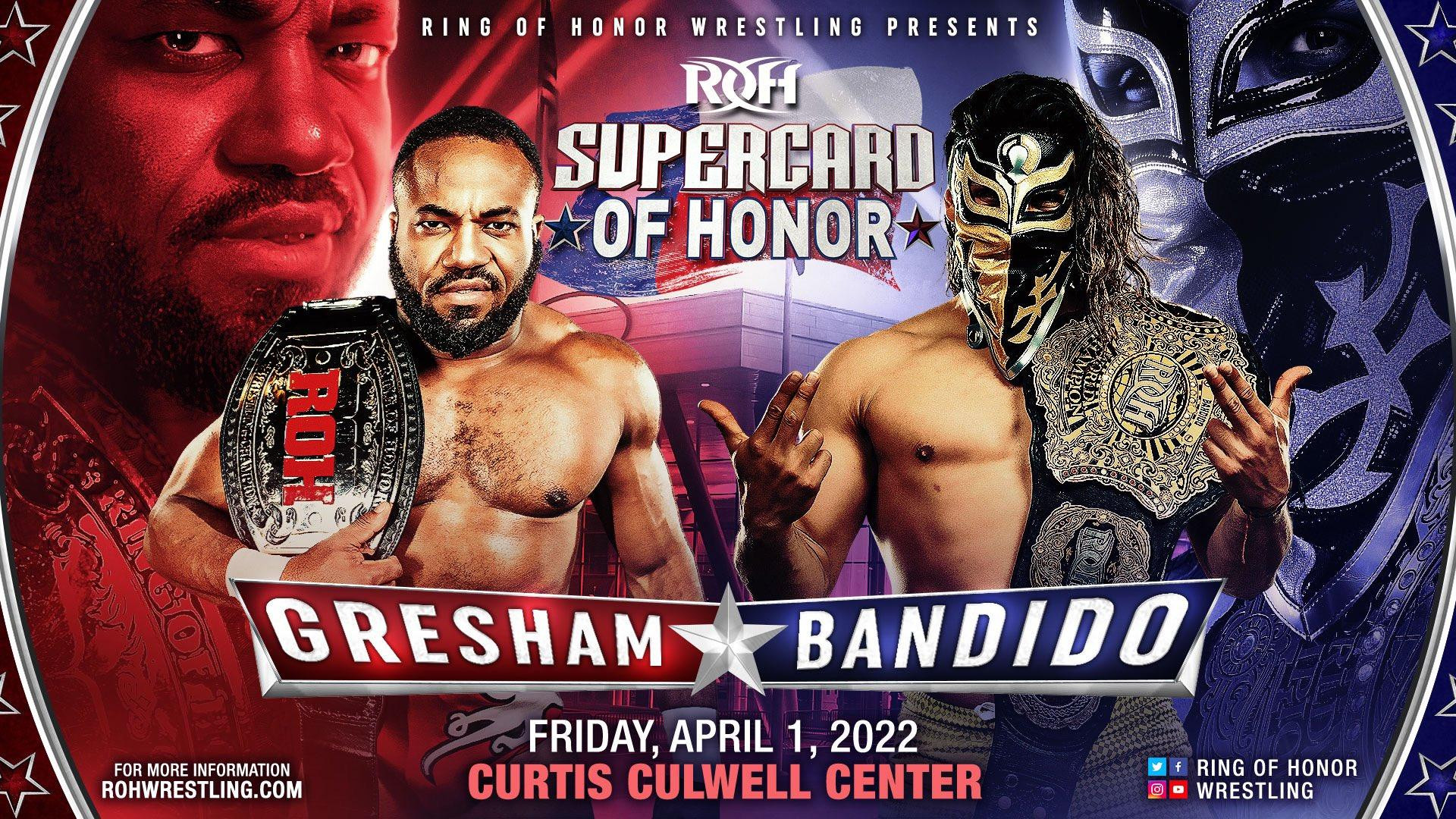 Undisputed ROH World Title Bout Between Jonathan Gresham And Bandido ...