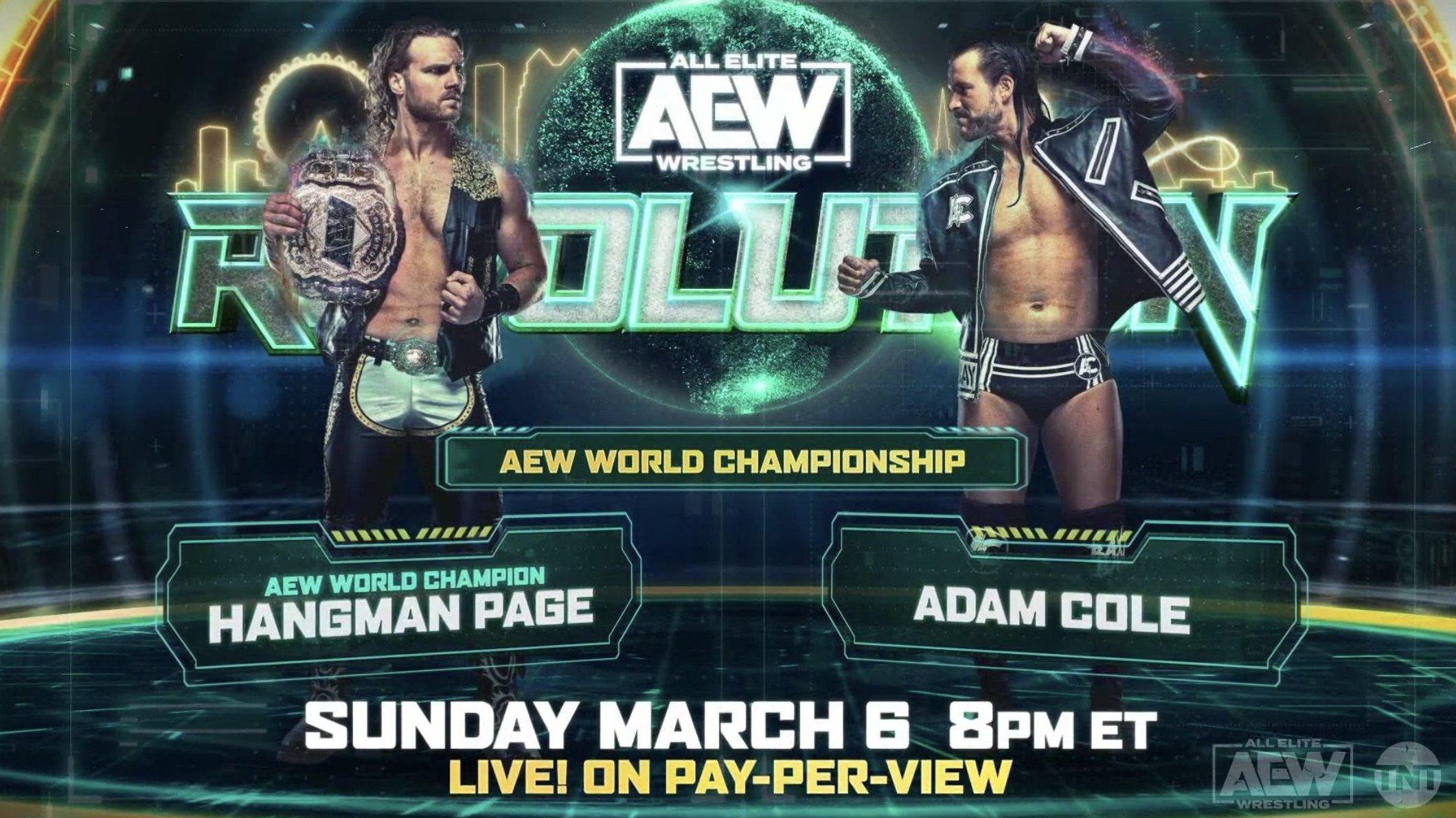 Hangman Adam Page Retains AEW World Championship At AEW Revolution -  WrestleTalk
