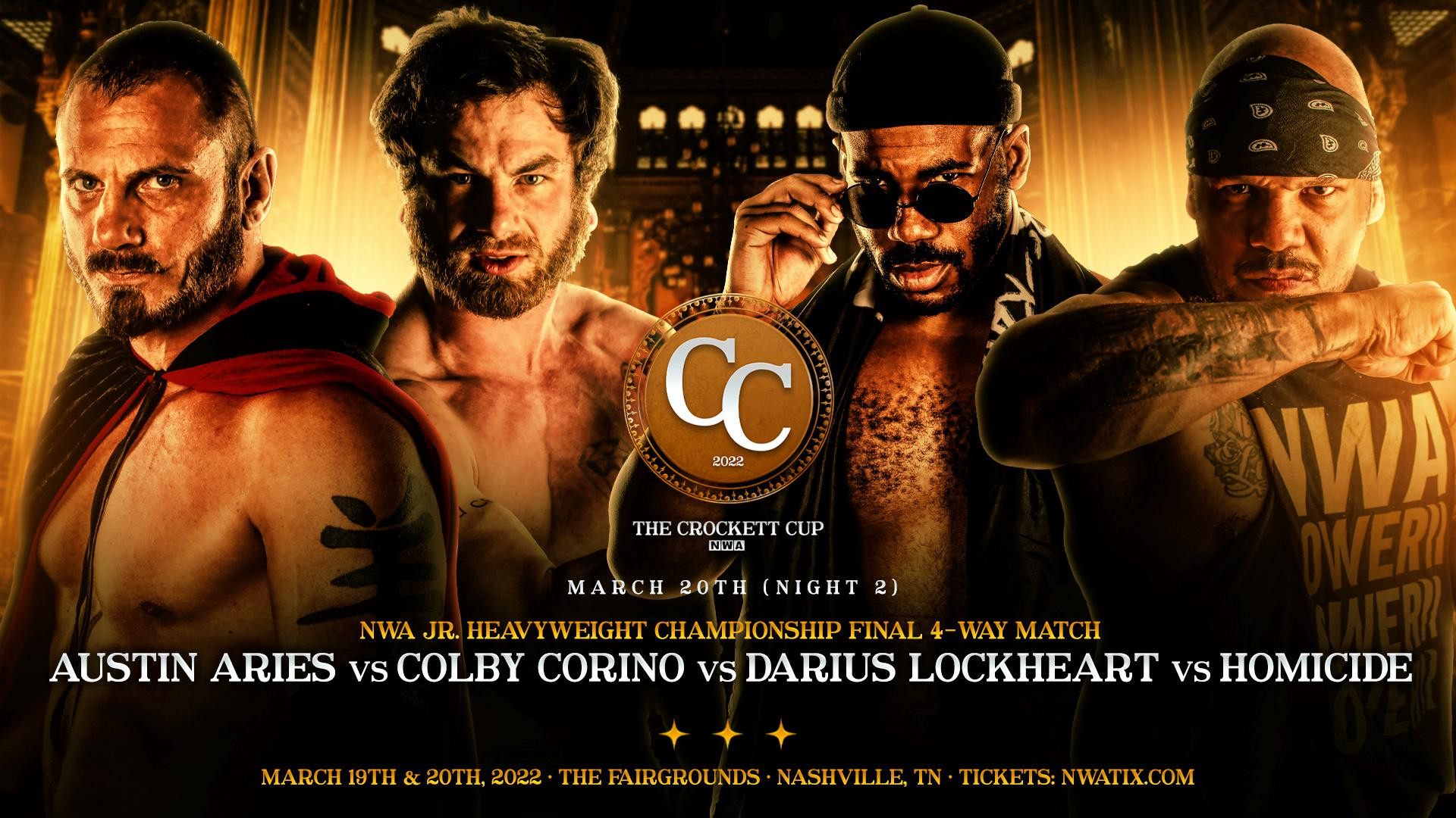 NWA Junior Heavyweight Title Bout Added To NWA Crockett Cup Fightful News