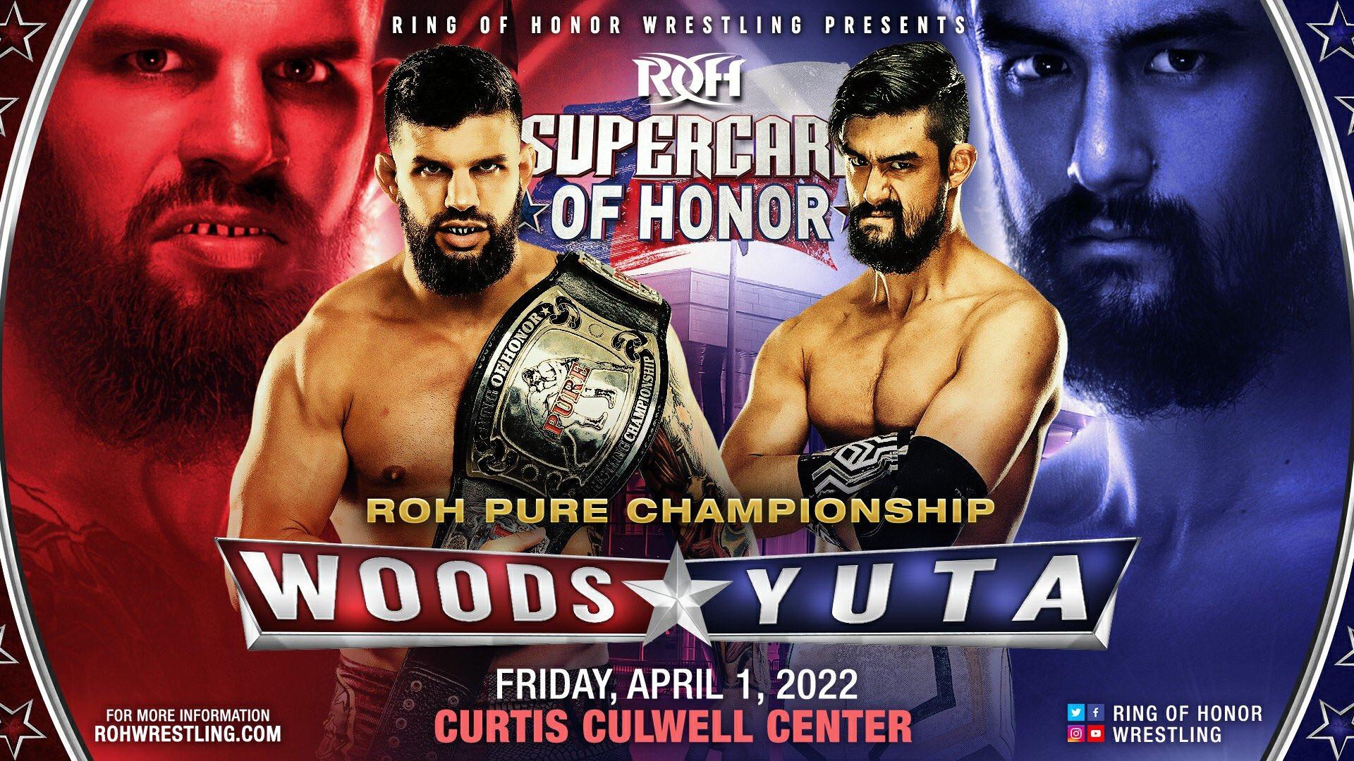 Josh Woods vs. Wheeler Yuta In ROH Pure Title Match Set For Supercard