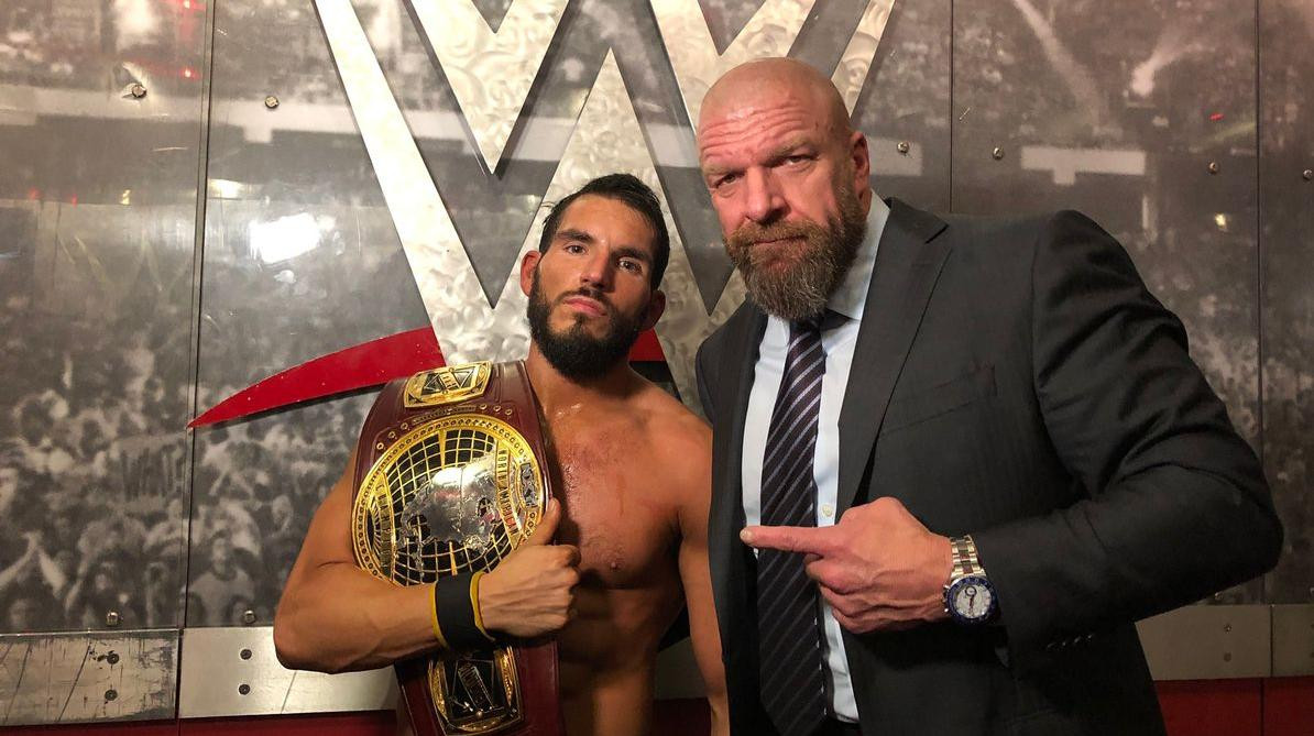 Johnny Gargano Says Triple H Agreed To Take A Finger-Pointing Picture  With His Son