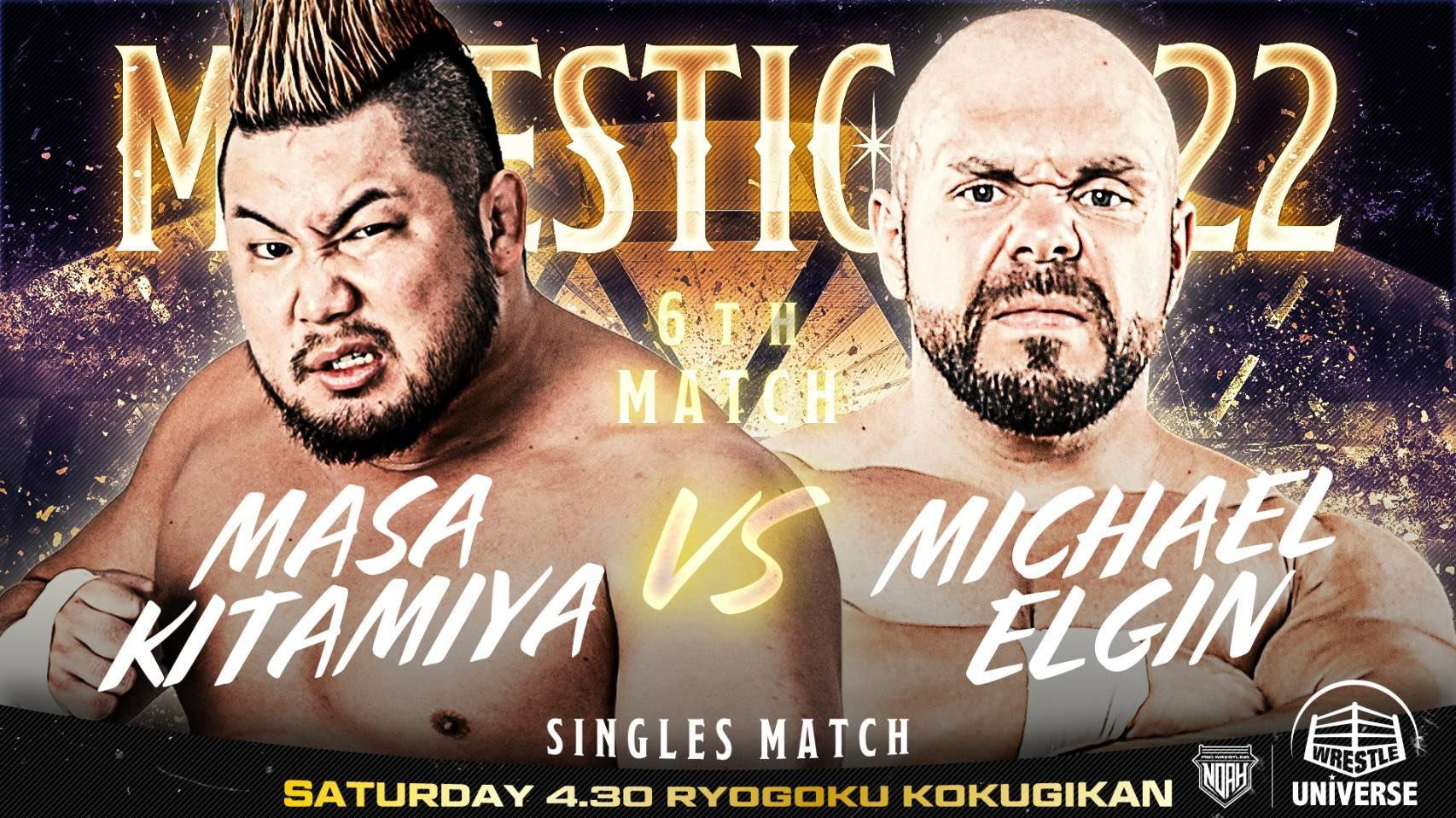 Michael Elgin To Return To Pro Wrestling NOAH On 4/30 | Fightful News