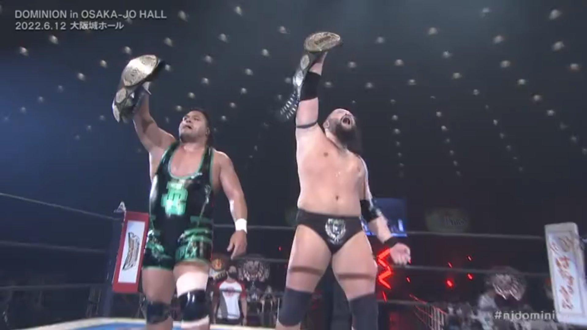 New Iwgp Tag Team Champions Crowned At Njpw Dominion Fightful News