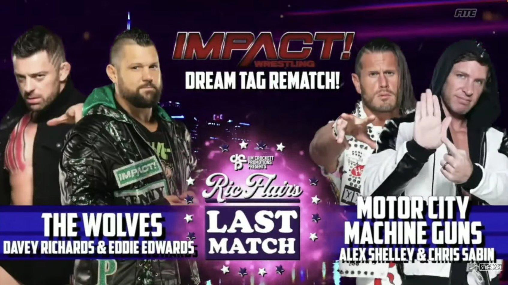 The Wolves Vs. The Motor City Machine Guns Added To The Card Of 'ric 