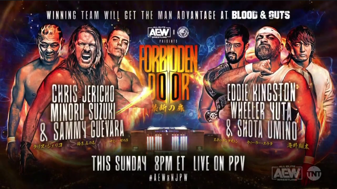 Stipulation Added To AEW x NJPW Forbidden Door Match That Affects Blood And  Guts
