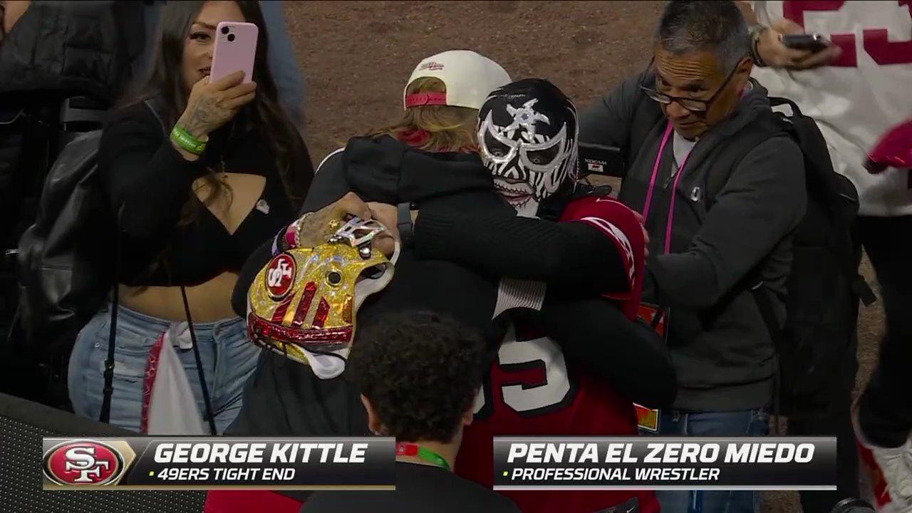 Penta El Zero Miedo Gifts George Kittle With San Francisco 49ers
